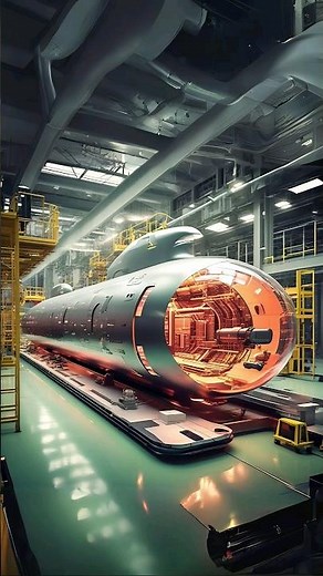 Inside Look: How Submarines Are Made from Scratch! #shorts