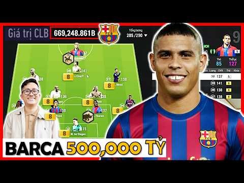 500,000 Billion Flying Colors I Love Build Team Color FC BARCELONA Extremely Powerful FCO Playing...