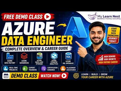Azure Data Engineer Free Demo Class | New Batch Starting June 2026