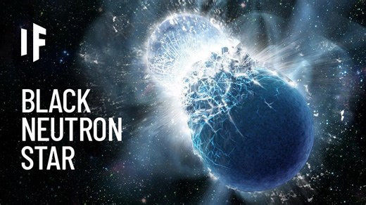 What if a black neutron star entered the solar system?