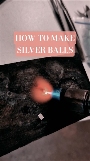 Ultimate Silver Ball Hack: Melt & Curl with Micro Torch! #SilverGranulation #jewelrymaking