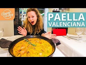 PAELLA VALENCIANA - Traditional Homemade Paella (Food in Valencia)