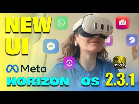 NEW UPDATE (UI) Meta Quest v2.3.1 !