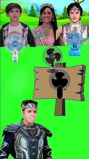 Baalveer Ka Garmi Pankha kisne churaya 😱🤯~working art skillwood hand crafts #shorts