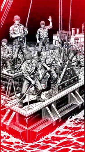 The Engineers Who Built a Harbor in Enemy Waters. Watch full on chanel #history #shorts