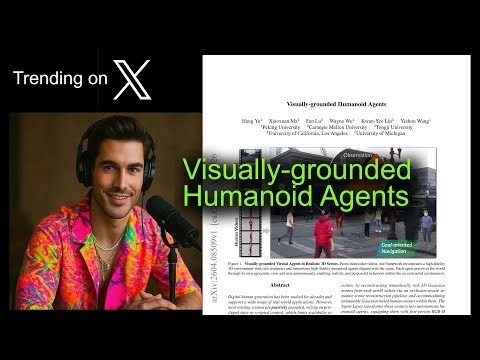 Visually-grounded Humanoid Agents