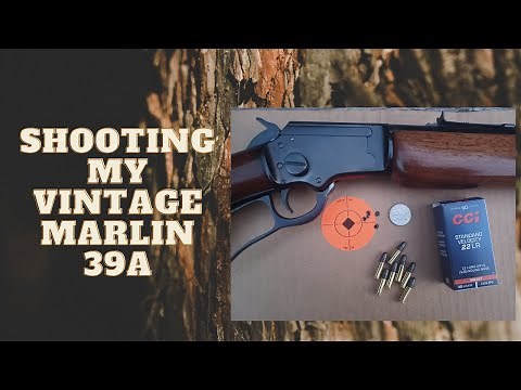 Shooting my Vintage Marlin 39A