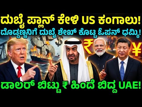 ಪೆಟ್ರೋಡಾಲರ್ ಉಡೀಸ್! ಅಮೆರಿಕಾದ ಕುತ್ತಿಗೆ ಪಟ್ಟಿ ಹಿಡಿದ ಯುಎಇ! UAE Threatens American Petrodollar
