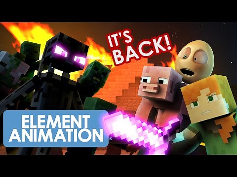 An Egg's Guide to Minecraft - PART 18 - We're under ATTACK! (Animation)