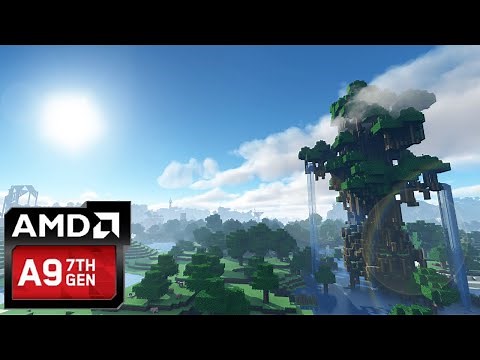 Minecraft JAVA test on AMD A9-9425 With Radeon R5 Graphics