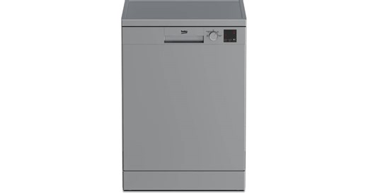 Beko Freestanding Dishwasher, 13 Place Settings, 4 Programs, A   Energy Rating, Silver – DVN04X20S