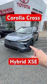 2026 Corolla Cross Hybrid XSE in Celestite Blue #toyota #corollacross #suv #SUVReview #carreview