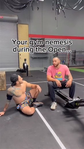 Rodrick Lopez on Instagram: "Who is your gym nemesis!? * Just know they are secretly plotting ways to beat you in the CrossFit Open is anyway possible. * I remember redoing workouts 4 times just to try to beat my friends. No regionals. Nothing more than to just win against friends. One gym I went to - 3 of the same guys every year would bet ridiculous things and have a leaderboard of just 3. One year the loser had to get their belly button pierced. * Even if you’re not “competing” the camaraderi