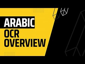 Arabic OCR Overview 2022
