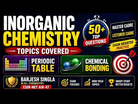 PERIODIC TABLE AND CHEMICAL BONDING QUESTION PRACTICE |MASTER CADRE AND LECTURER CADRE|