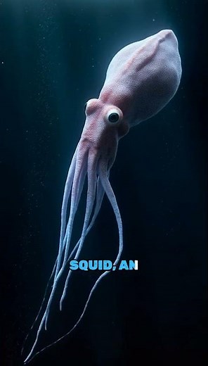 Kraken vs. Giant Squid: Did the Myth Come from Reality? 🐙🌊 Truth Behind the Legend! #facts