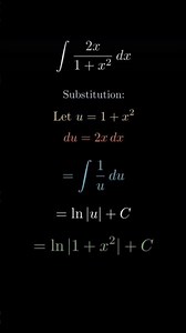 Integration By Substitution Method #calculus #mathematics #integration