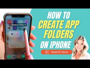 How to Create App Folders on iPhone - Let's Get Organized!