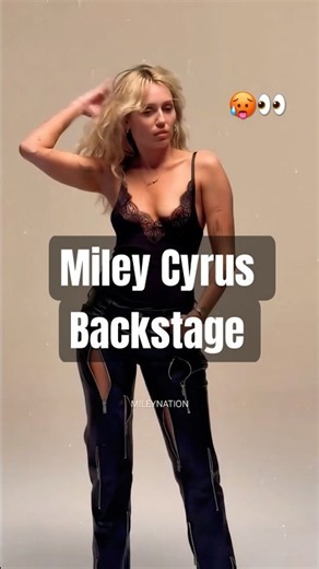 Miley Cyrus Caught Behind the Scenes at a Photoshoot 👀📸 | #shorts #mileycyrus