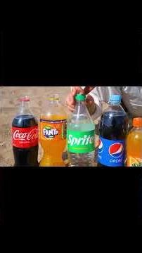 Coke Logo Eruption Challenge Mentos Meets 3D Art!