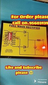 Full Wave Rectifier Working Model for class 12 #scienceproject #trendingshorts #diy