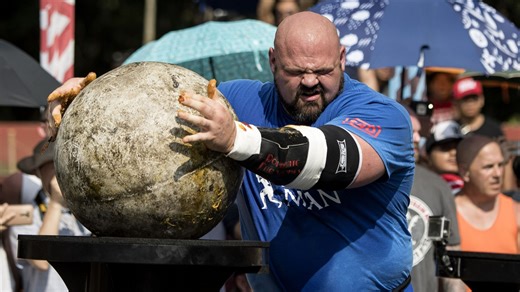 Why do Strongmen have bellies?