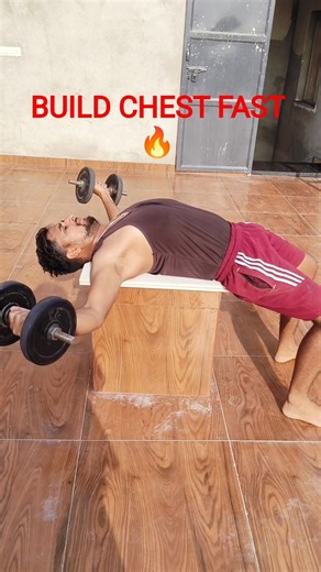No Gym? No Problem 💪 Home Setup se Chest Killer Workout 🔥#homeworkout #viral #shorts #fitness