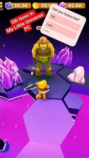 5th boss in My Little Universe PC #raf #mylittleuniverse #boss