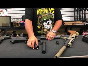 Silencerhq's UZI / Octane Adapter, Omega 9k, Hybrid, Rugged Obsidian