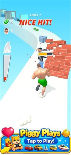 Perfect Punch 😱 Breaking Wall Satisfying Gameplay 💥 #shorts