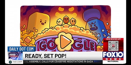 New Google Doodle Celebrates Popcorn, Online Dating Effects