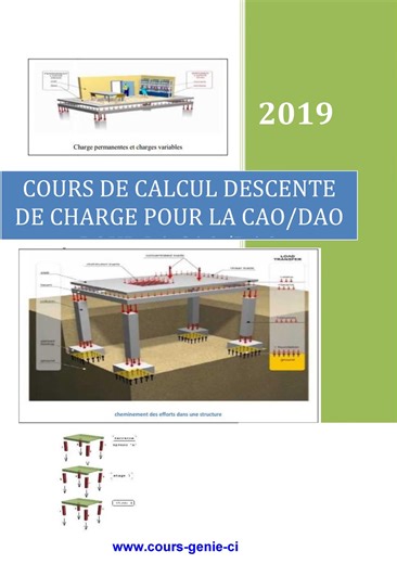 Descente de Charge Béton Armé : Cours, Méthodes de Calcul et Exercices RSA - TELECHARGER LA SUITE ?? | Cours génie civil