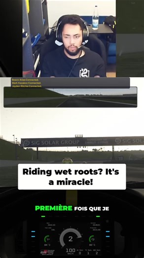 Racines & Pau tracks: Rain narrow circuits = ultimate racing challenge. Overtaking gets intense! #RacingGame #TrackDay #RainyRace #Overtaking #AP15FR