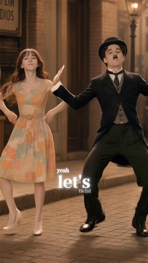 Let’s Twist Again | 1960s Twist Dance with Charlie Chaplin & LYRECA #Shorts