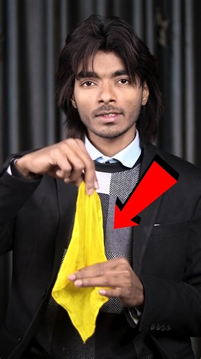 #magic ! LEARN HANDKERCHIEF DISAPPEAR IN SHIRT 🤯 Magic Trick Tutorial