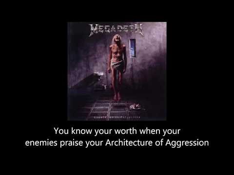 Megadeth - Architecture Of Aggression (Lyrics)