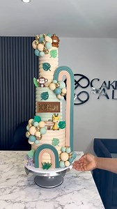 51K views · 10K reactions | Decorate this jungle cake with me 女 What do you think? Isn’t this beautiful 朗 #cake#cakedecorating#junglecake#safaricake#ganachecake#cakecakecake#cakeinspiration#cakeinspo#cakestyle#birthdaycake | Cakesforall | Facebook