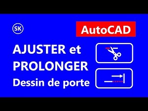 ✂️ AutoCAD | TRIM and EXTEND Commands | Drawing of Walls and Door | Modification Commands | Part 10