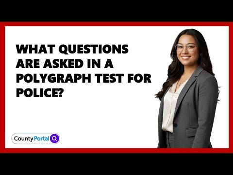 What Questions Are Asked In A Polygraph Test For Police?