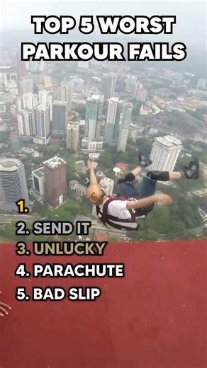 worlds worst parkour fails. last one is crazy #shorts #ranking #parkour #fail #fall