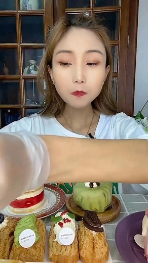 DESSERT Mukbang ASMR (mochi, crepe cake, container cake, puff cake, chocolate 🍫🍡🍰🧋) | Mukbang ASMR