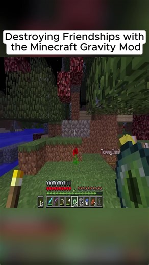 Destroying Friendships in Minecraft with Gravity