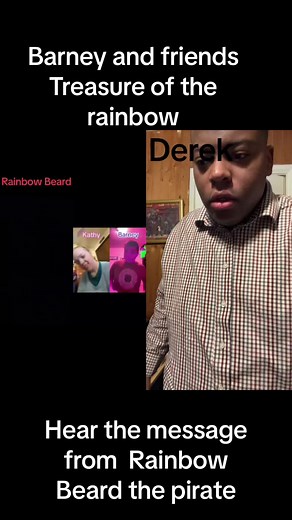 #duet with @ barney, and friends treasures of the rainbow. Hearing the message from rainbow. Beard