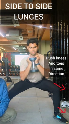 🔥 Amazing Leg FINISHER -Side-to-Side Lateral Lunges 🔥