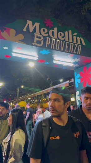 🇨🇴 Provenza at Night 🔥 Medellín, Colombia #shorts