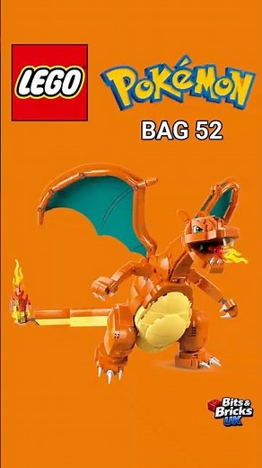 Charizard Base Details Are INSANE 👀 | Bag 52 #lego #pokemon #satisfying