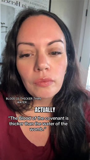 “Blood is thicker than water.” Meaning: family bonds matter more than other relationships. But the longer version people argue about is: “The blood of the covenant is thicker than the water of the womb.” Meaning: the bonds you choose (loyalty, brotherhood, shared values) can be stronger than family. Real-life translation: family doesn’t automatically outrank respect, loyalty, and peace. | Kate Angelic Assassin Stewart