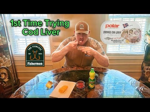 Trying Canned "COD LIVER" For The 1st Time!! #videos #cod #food #foodie