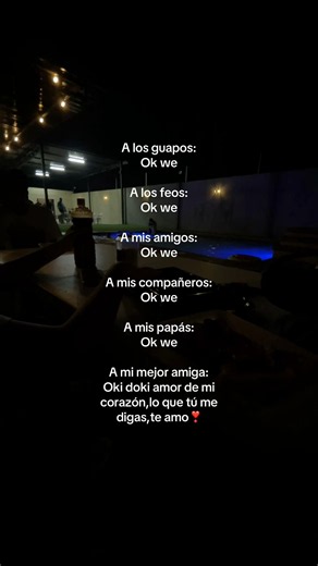 A mi mejor amiga:
