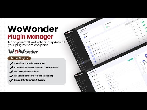 DevEmperor – WoWonder Plugin Management System Installation Guide